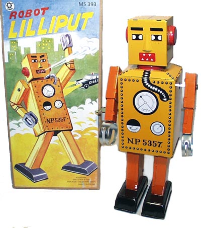 robot toys space vintage