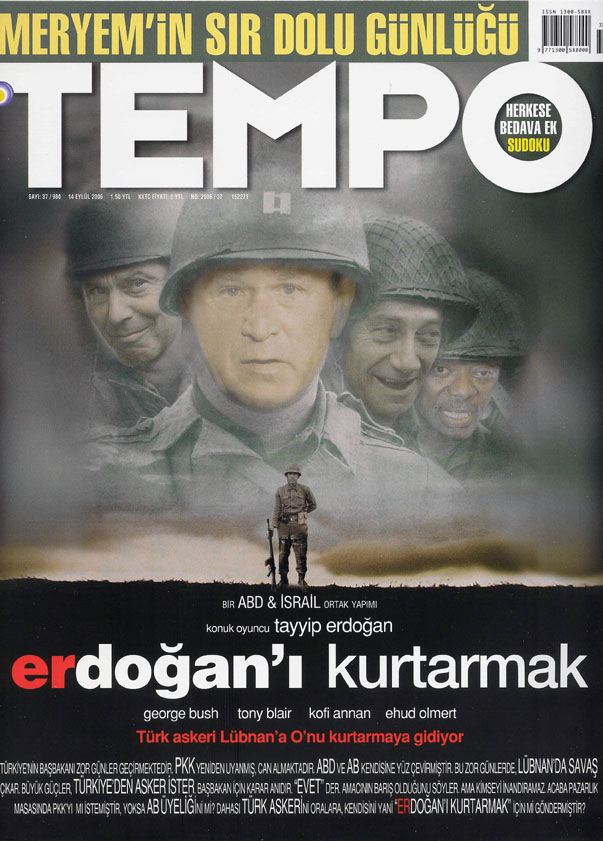 tayyip erdoğan kapak tempo 