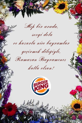 bayram burgerking