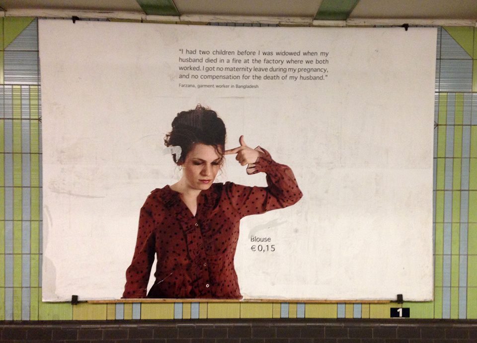 euro blouse berlin metro billboard