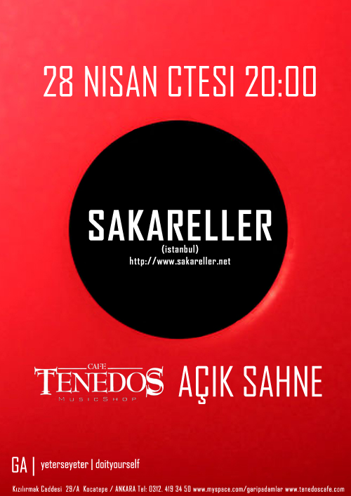 sakareller garip adamlar tenedos cafe cumartesi avam rock 