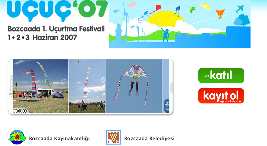 uçurtma bozcaada festival kite 