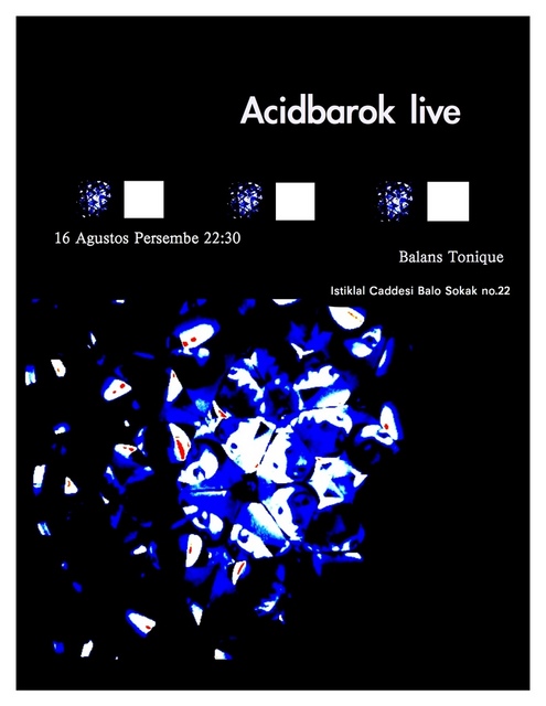 acidbarok experimental elektronika doğaçlama psyhedelic synth müzik 
