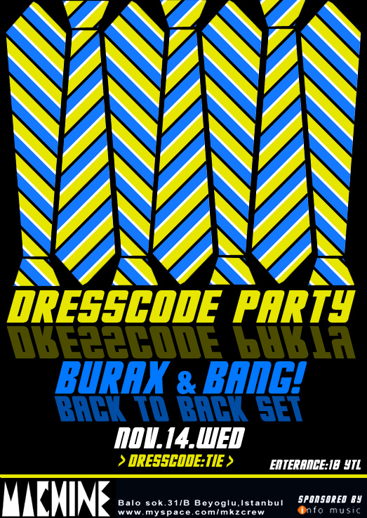 dresscode party machine bang! burax tie
