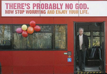 tanrı ateist otobüs ilan