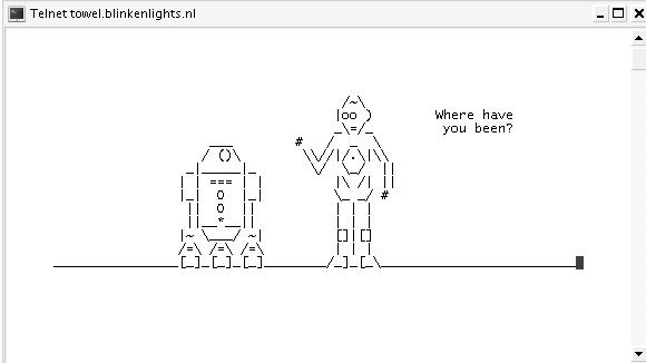 asciiart starwars telnet ascii