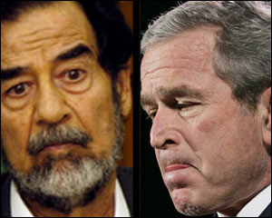 saddam bush ırak abd