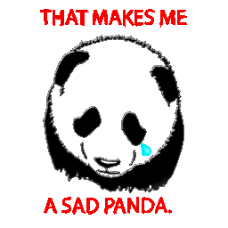 sad panda